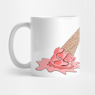 dropped ice cream Mug